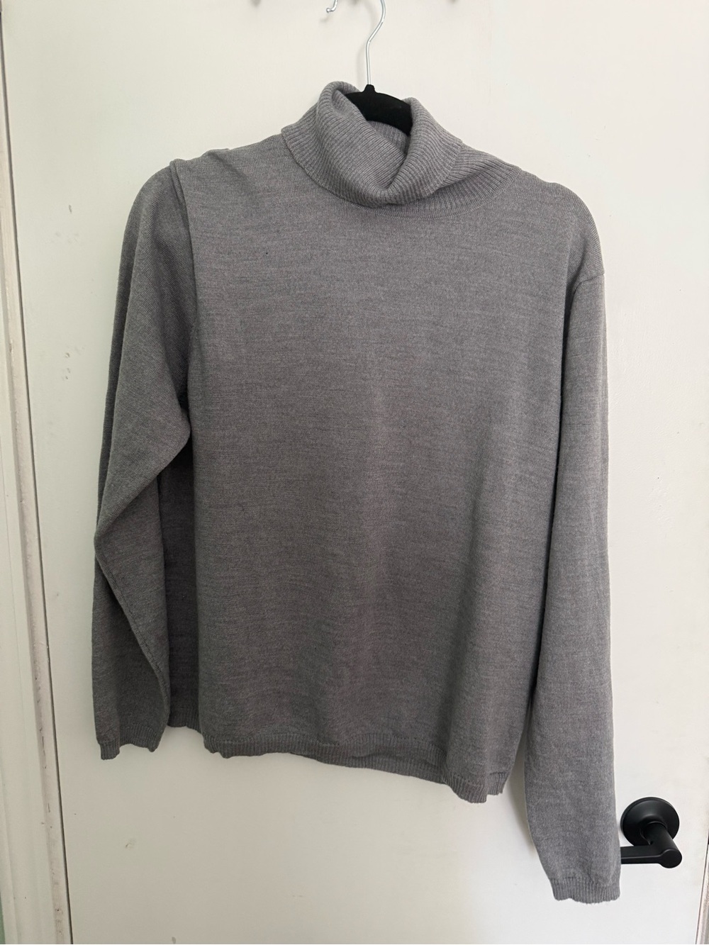 Pendleton 100% Merino Wool XL tall grey turtleneck sweater